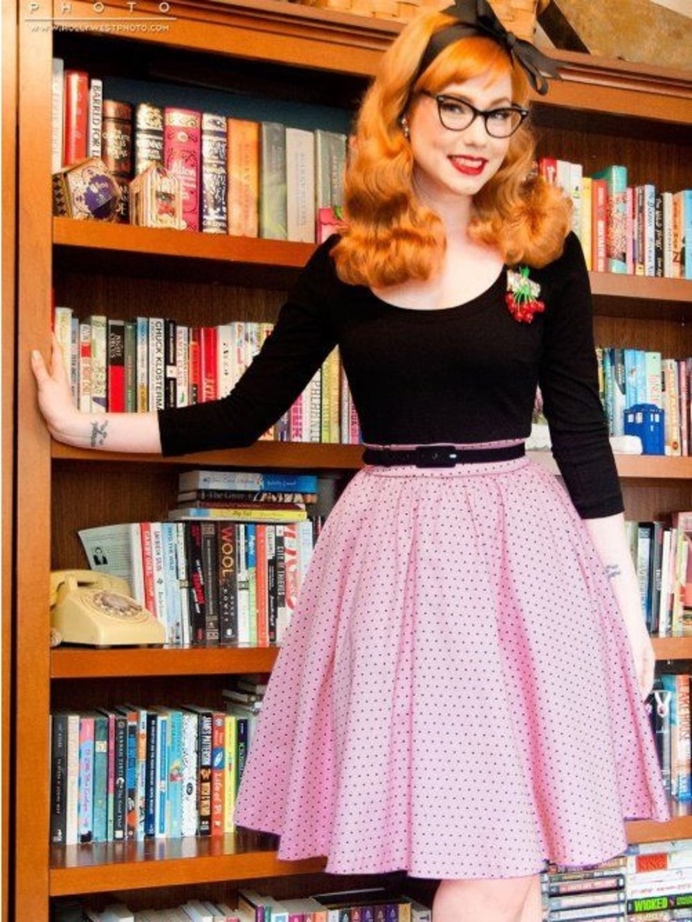 Pink Polka Dot Alison dress